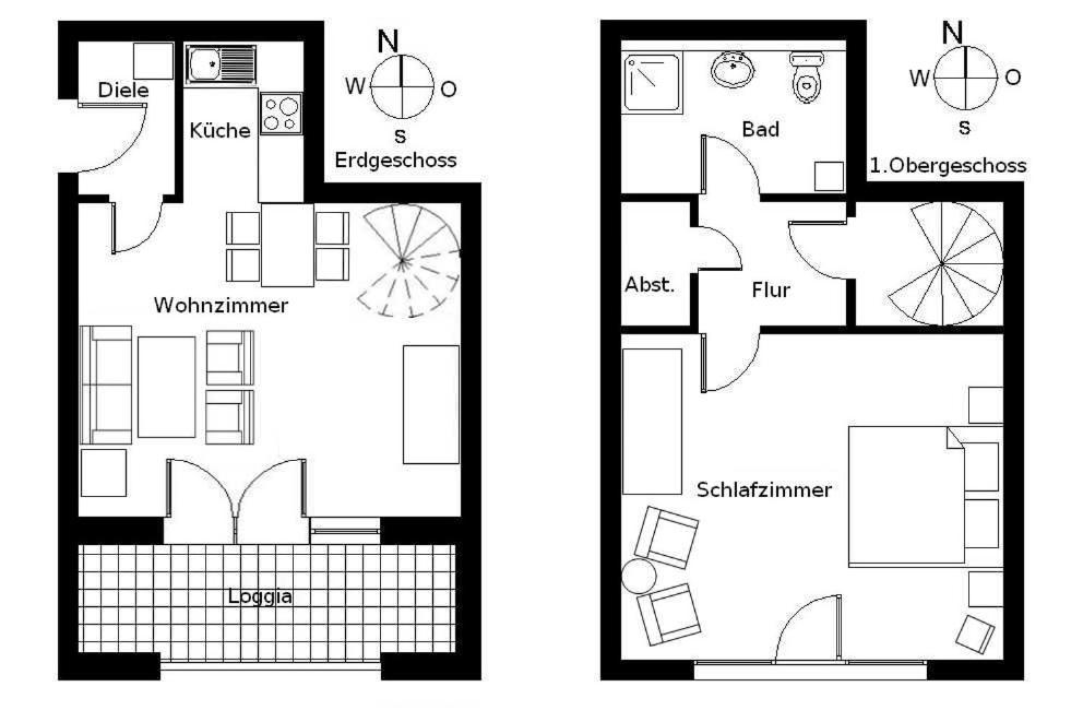 Ferienwohnung 1 04 Inselstrand Heringsdorf  Bagian luar foto